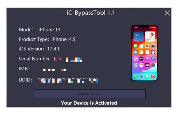 IC BYPASS TOOL in action